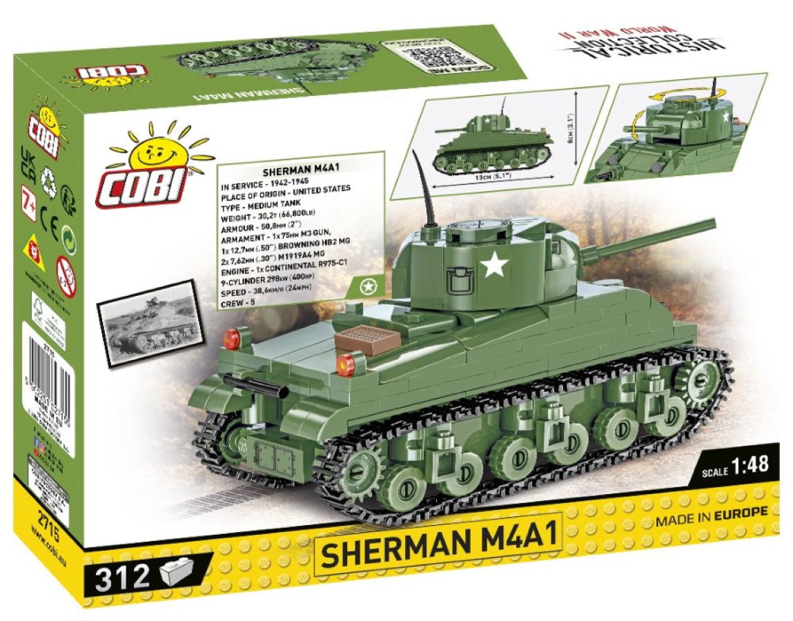 WW2 - Sherman M4A1 312 pcs