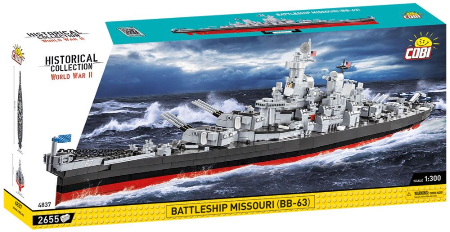 WW2 - Missouri Battleship 2640 pcs