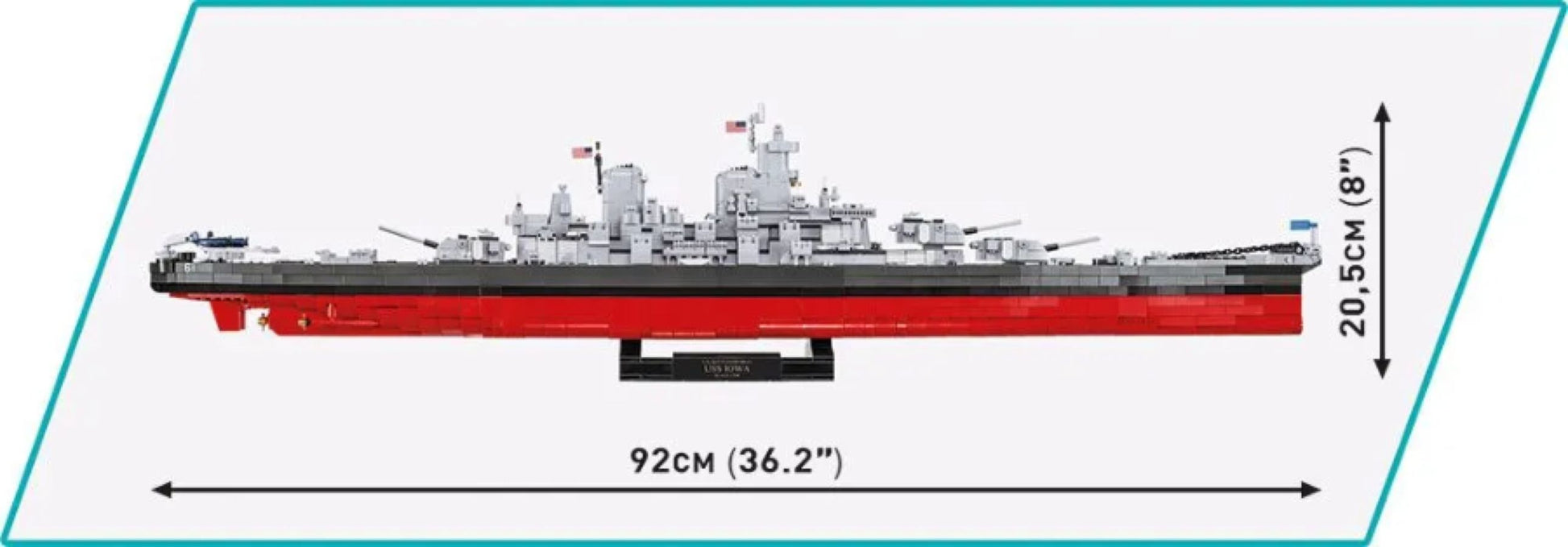 WW2 - Missouri Battleship 2640 pcs