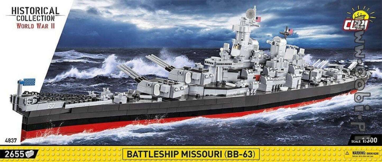 WW2 - Missouri Battleship 2640 pcs