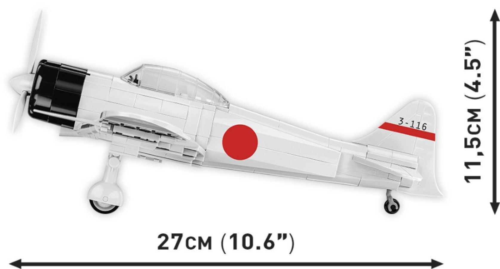 WW2 - Mitsubishi A6M2 Zero-Sen 347 pcs