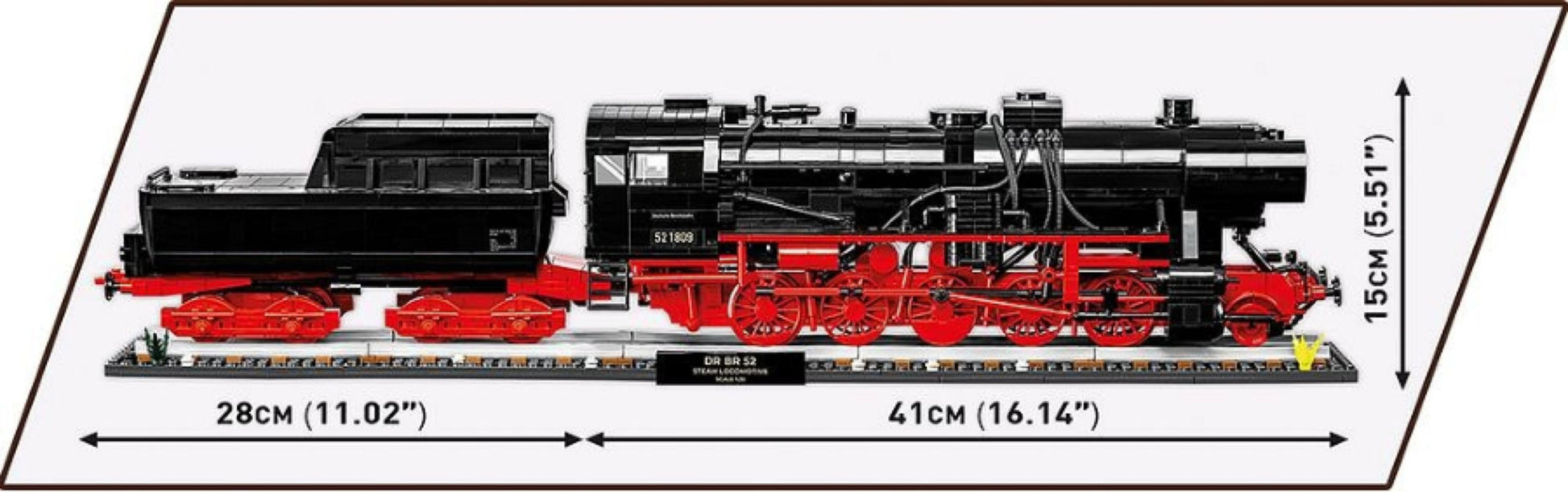 Trains - DR BR 52 Steam Locomotive 1:35 Scale Exclusive Edition [2623 Pcs]