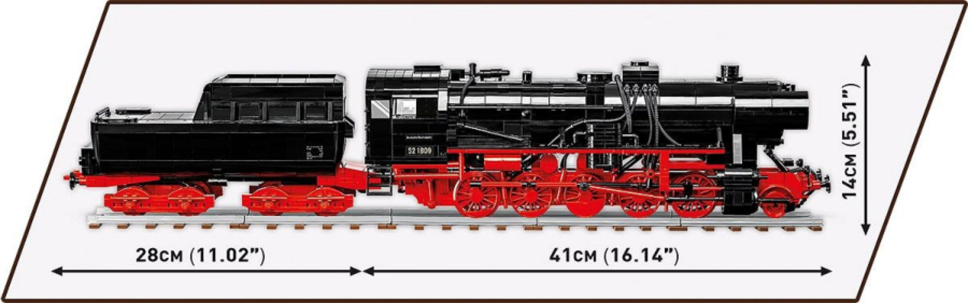 Trains - DR BR 52 Steam Locomotive 1:35 Scale [2505 Pcs]