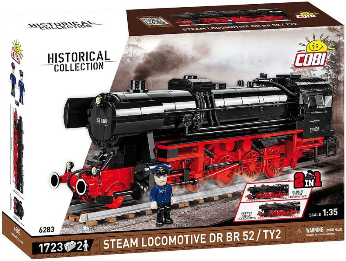 Trains - DR BR 52/TY2 Steam Locomotive 1:35 Scale [1723 Pcs]