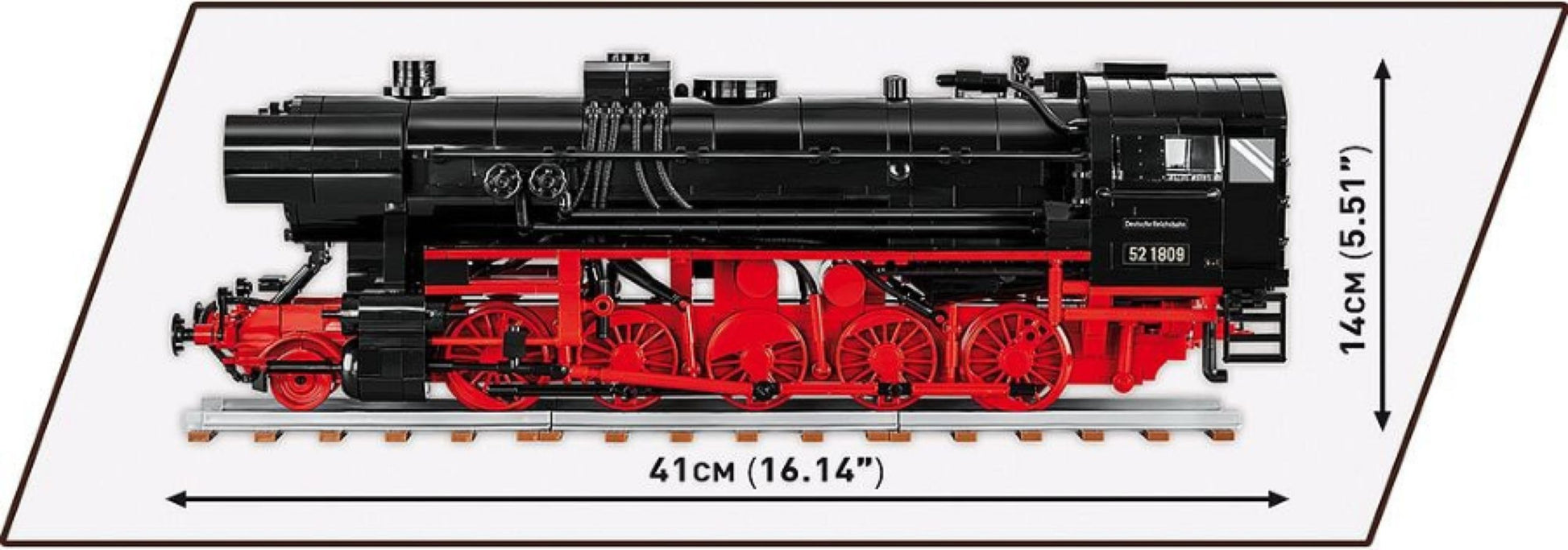 Trains - DR BR 52/TY2 Steam Locomotive 1:35 Scale [1723 Pcs]