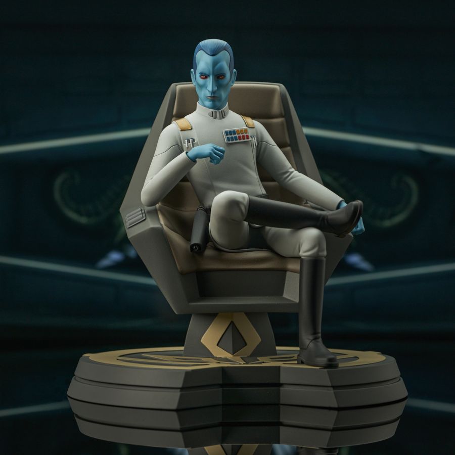 Star Wars: Rebels - Grand Admiral Thrawn (on Throne) Premier Collection Statue