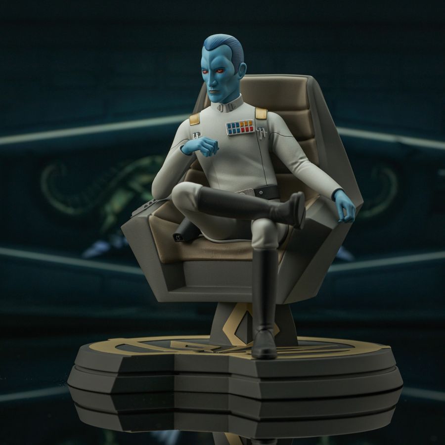 Star Wars: Rebels - Grand Admiral Thrawn (on Throne) Premier Collection Statue