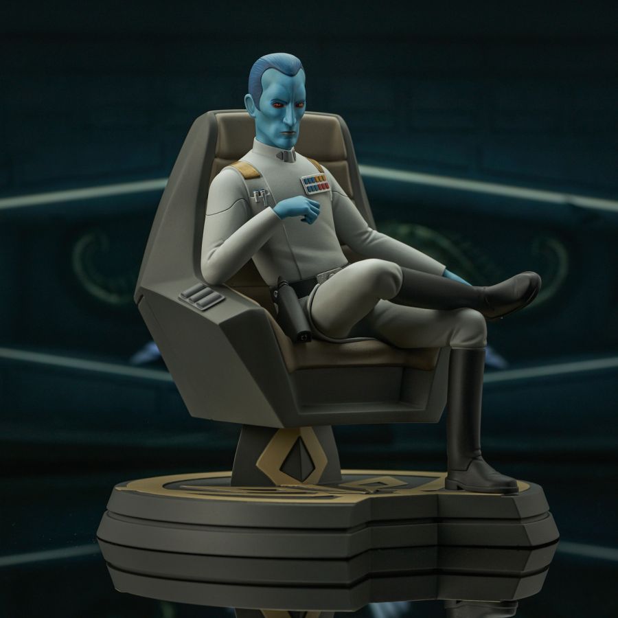 Star Wars: Rebels - Grand Admiral Thrawn (on Throne) Premier Collection Statue