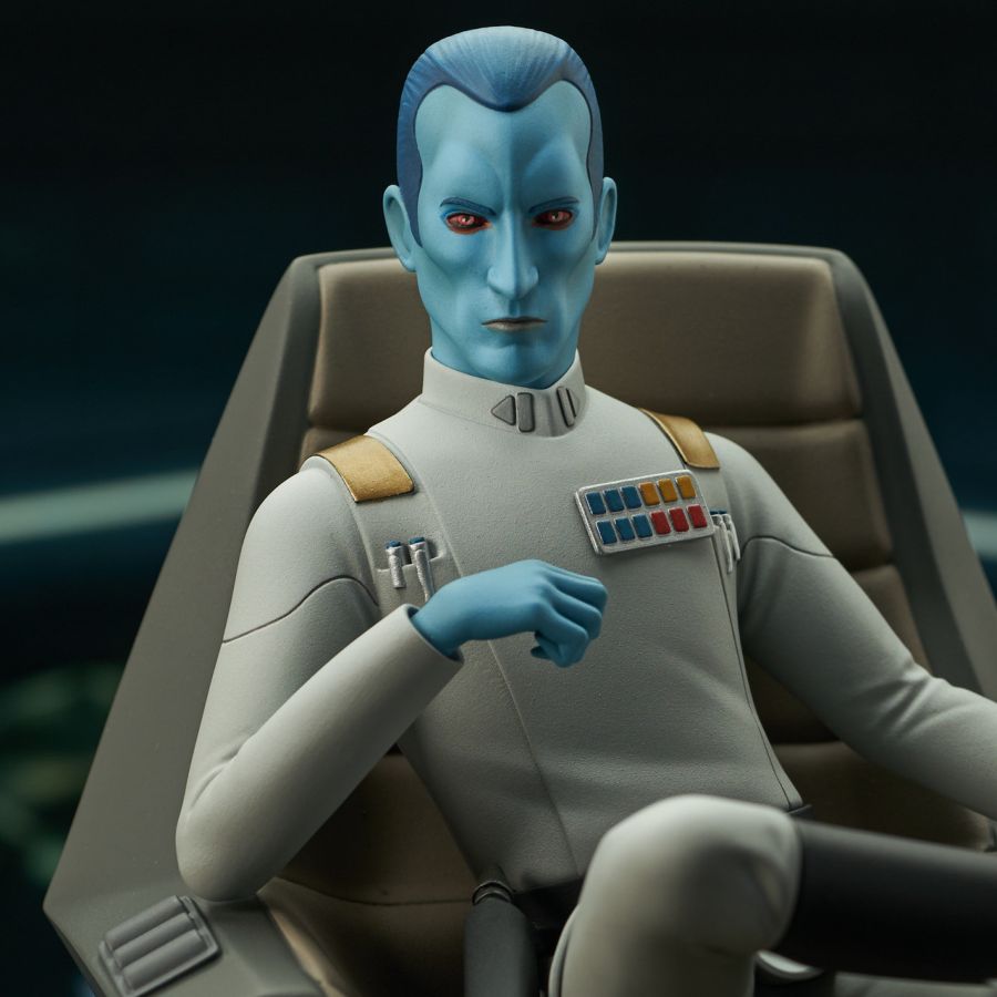 Star Wars: Rebels - Grand Admiral Thrawn (on Throne) Premier Collection Statue