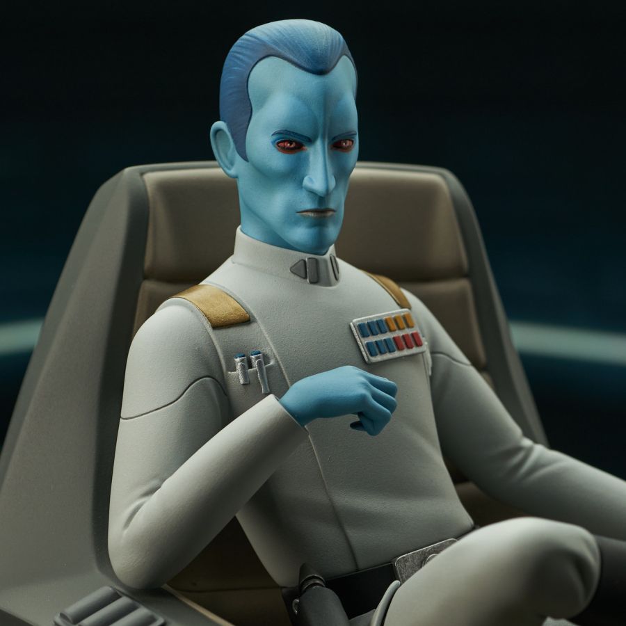 Star Wars: Rebels - Grand Admiral Thrawn (on Throne) Premier Collection Statue