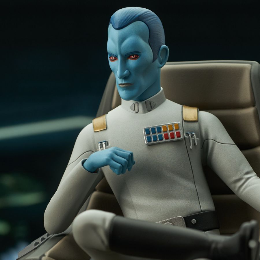 Star Wars: Rebels - Grand Admiral Thrawn (on Throne) Premier Collection Statue