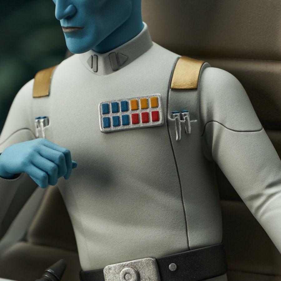 Star Wars: Rebels - Grand Admiral Thrawn (on Throne) Premier Collection Statue