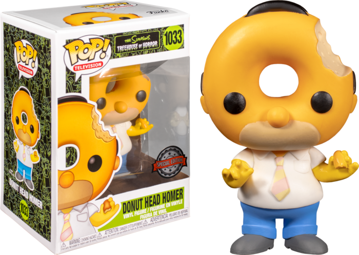 The Simpsons - Donut Head Homer US Exclusive Pop! Vinyl #1033