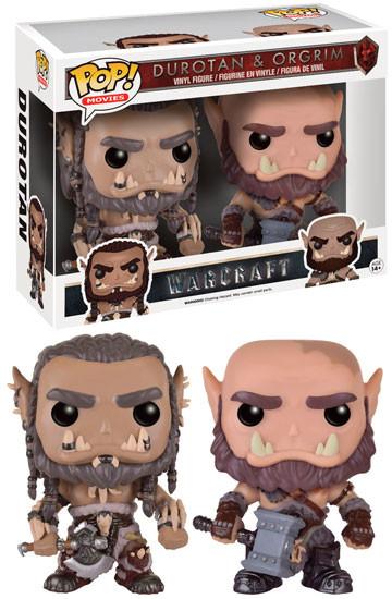 Warcraft Movie - Durotan & Orgrim US Exclusive Pop! Vinyl 2 Pack - Ozzie Collectables