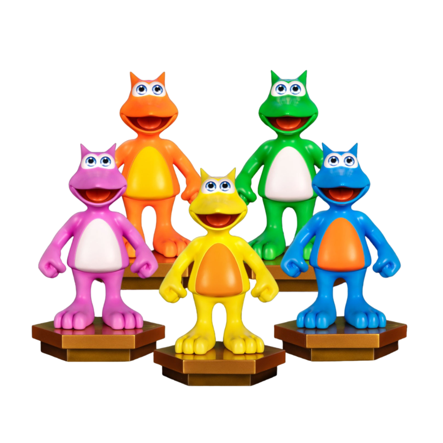 Banjo Kazooie - Jinjo 9'' Statue Combo Set (5)