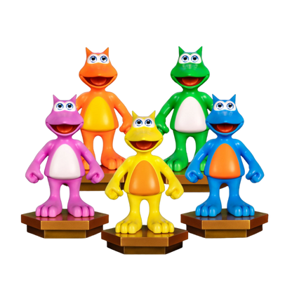 Banjo Kazooie - Jinjo 9'' Statue Combo Set (5)