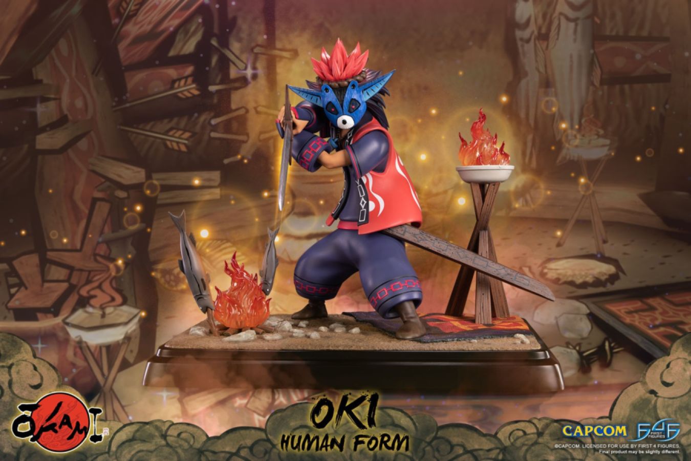 Okami - Oki (Human Form) Statue