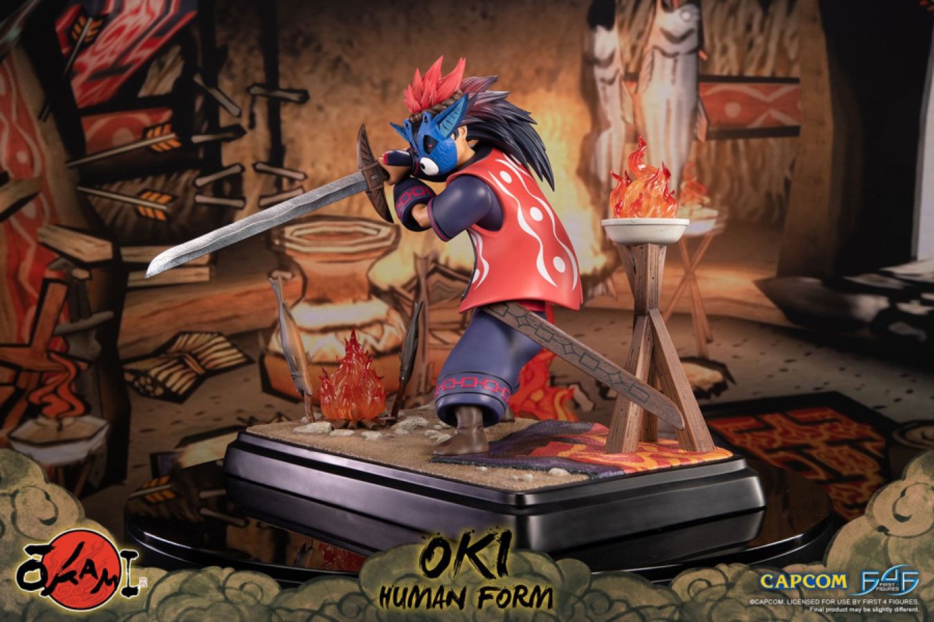 Okami - Oki (Human Form) Statue