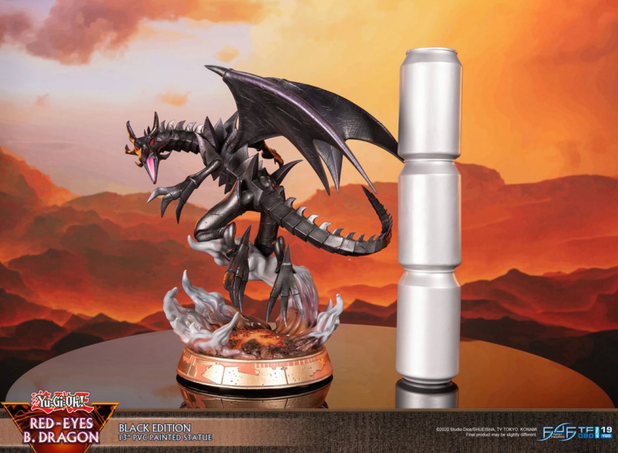 Yu-Gi-Oh! - Red Eyes Black Dragon (Black Edition) PVC Statue