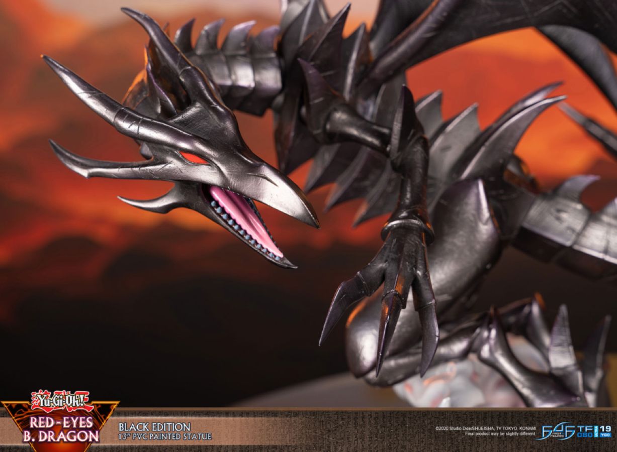 Yu-Gi-Oh! - Red Eyes Black Dragon (Black Edition) PVC Statue