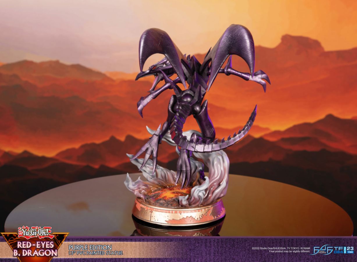 Yu-Gi-Oh! - Red Eyes Black Dragon (Purple Edition) PVC Statue