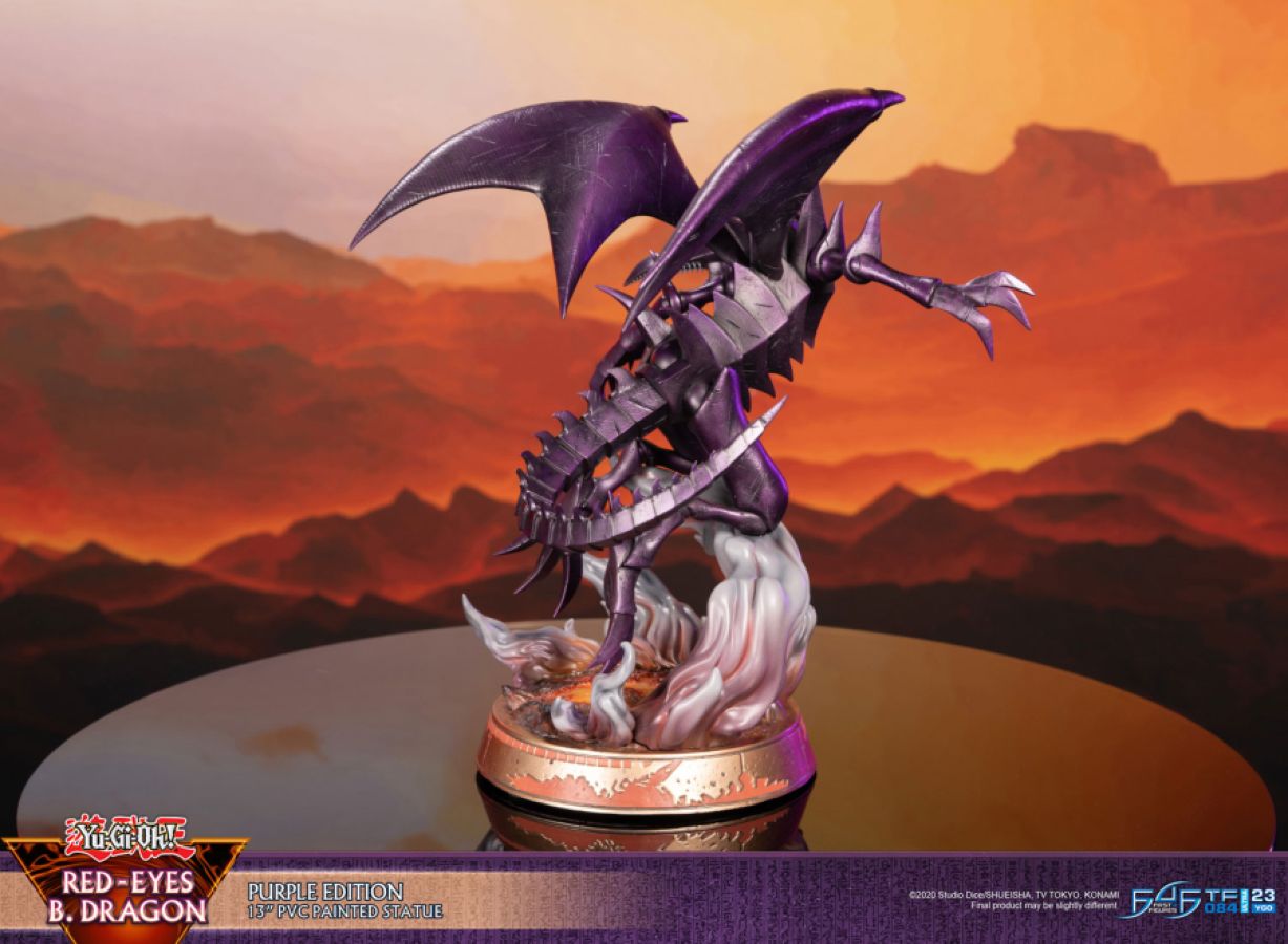 Yu-Gi-Oh! - Red Eyes Black Dragon (Purple Edition) PVC Statue