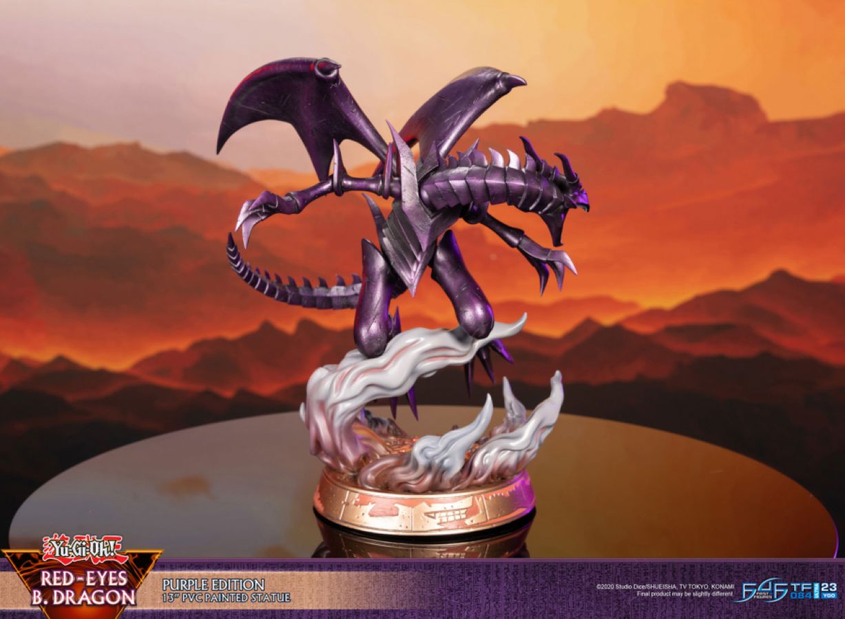 Yu-Gi-Oh! - Red Eyes Black Dragon (Purple Edition) PVC Statue