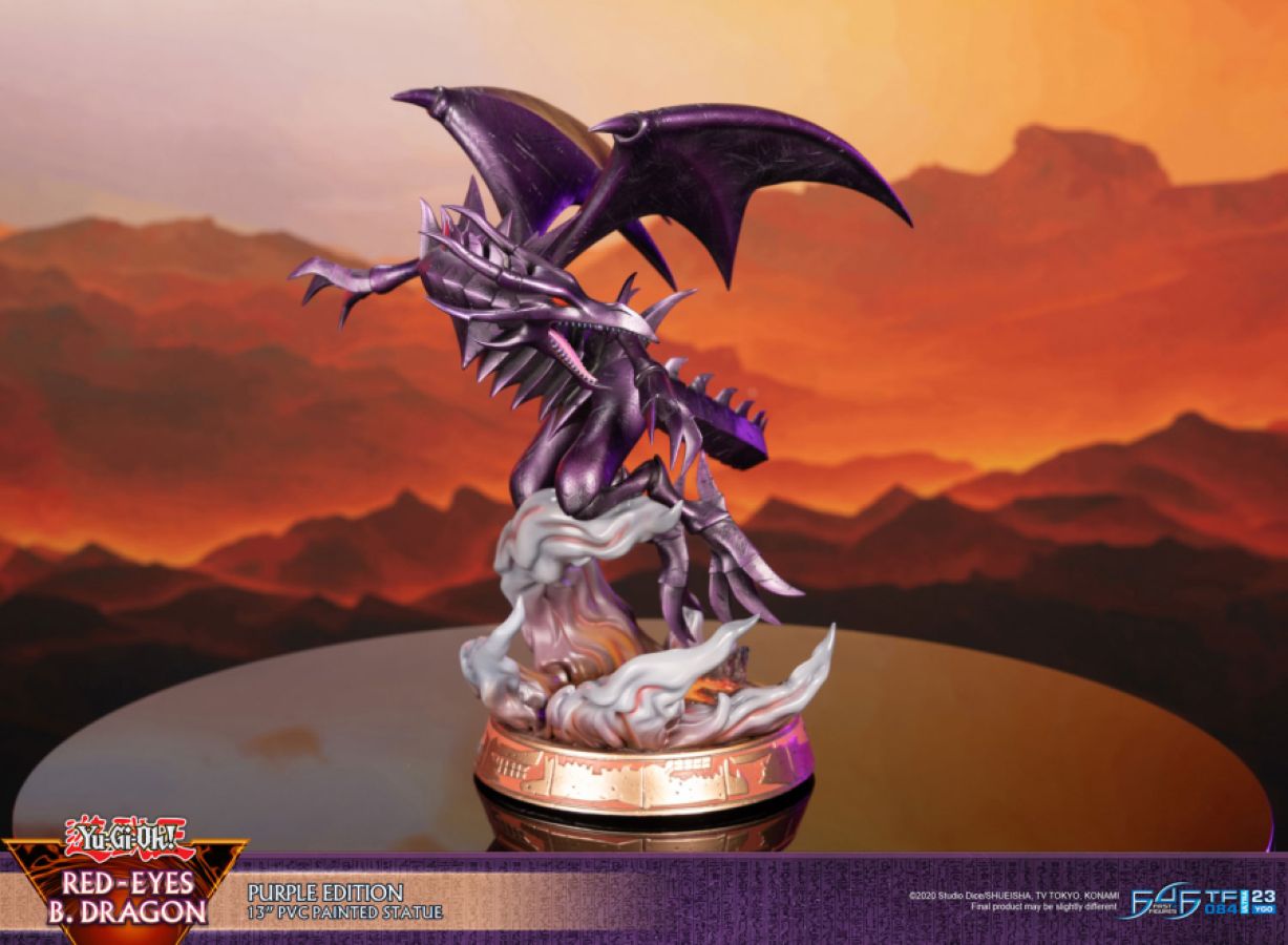 Yu-Gi-Oh! - Red Eyes Black Dragon (Purple Edition) PVC Statue