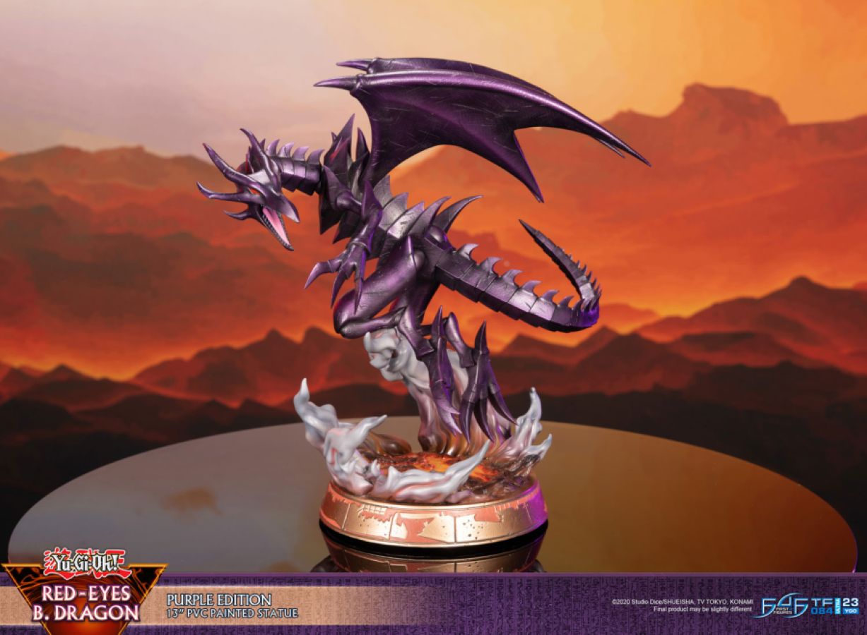 Yu-Gi-Oh! - Red Eyes Black Dragon (Purple Edition) PVC Statue