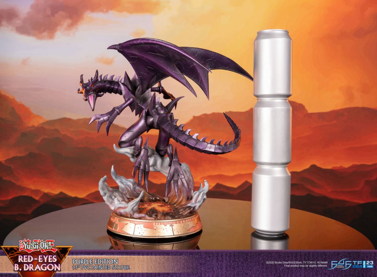 Yu-Gi-Oh! - Red Eyes Black Dragon (Purple Edition) PVC Statue