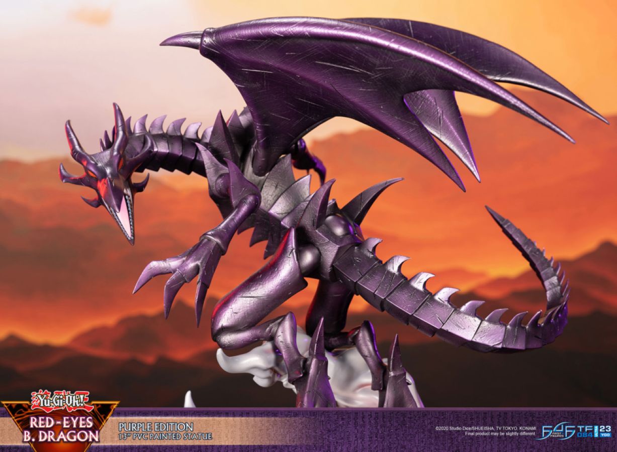 Yu-Gi-Oh! - Red Eyes Black Dragon (Purple Edition) PVC Statue