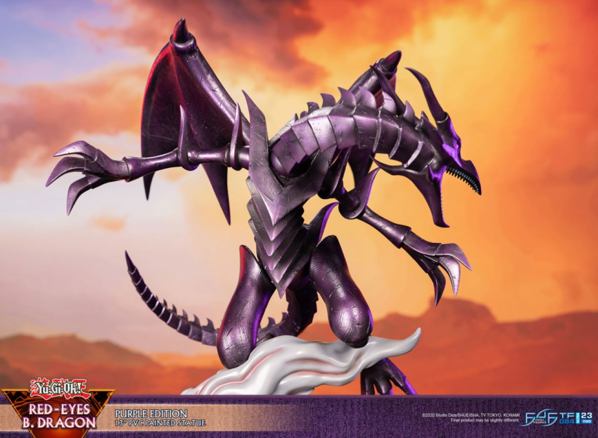 Yu-Gi-Oh! - Red Eyes Black Dragon (Purple Edition) PVC Statue