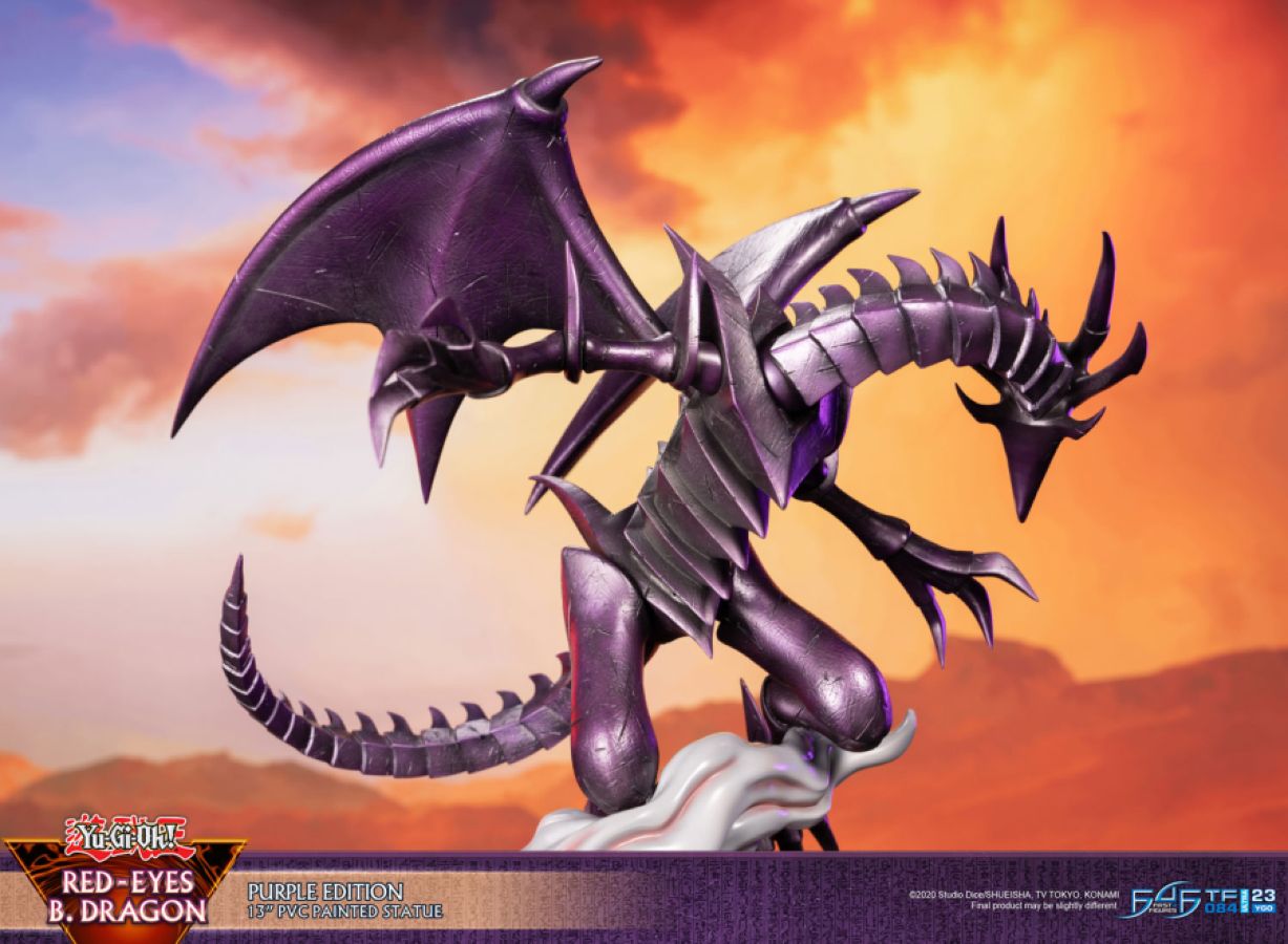 Yu-Gi-Oh! - Red Eyes Black Dragon (Purple Edition) PVC Statue