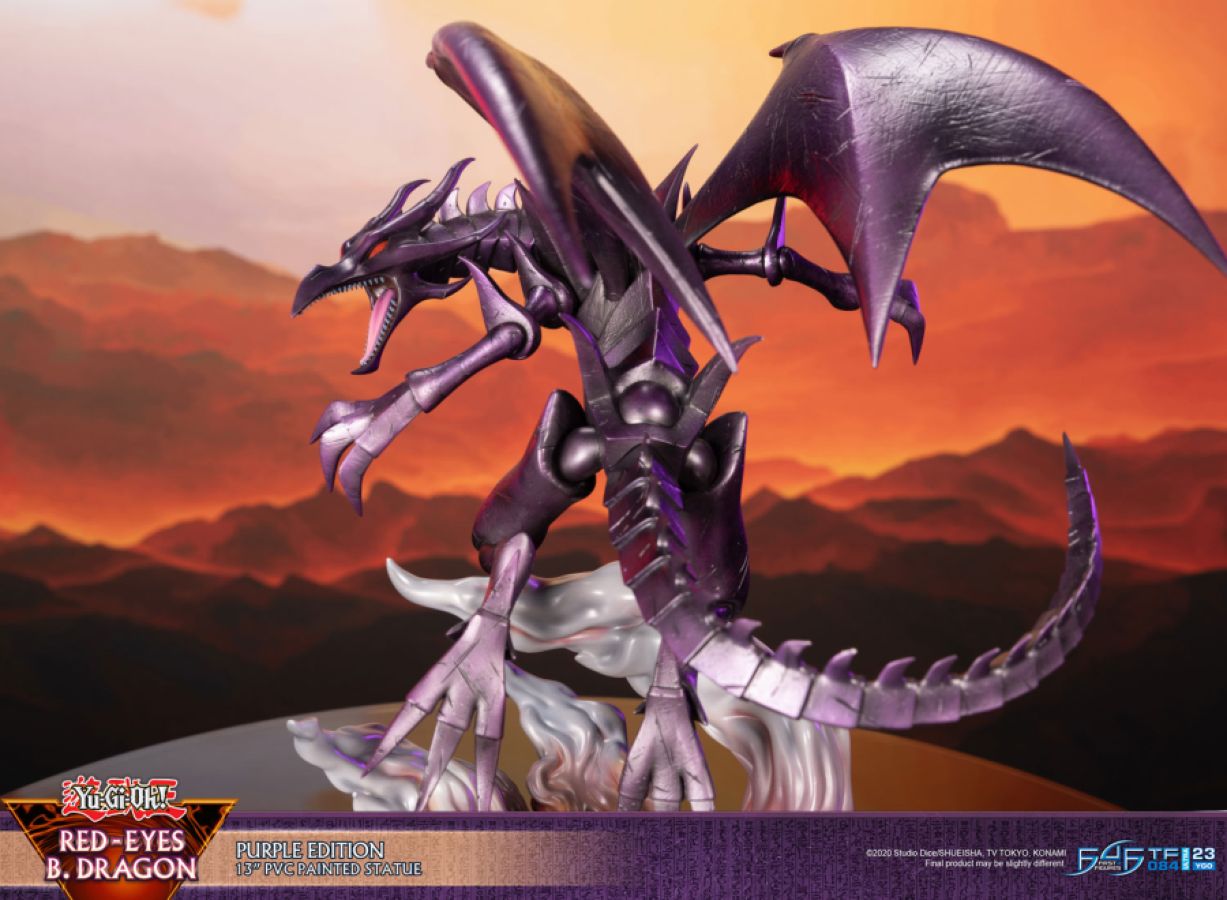 Yu-Gi-Oh! - Red Eyes Black Dragon (Purple Edition) PVC Statue