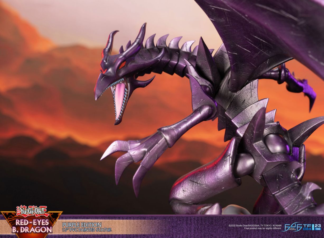 Yu-Gi-Oh! - Red Eyes Black Dragon (Purple Edition) PVC Statue