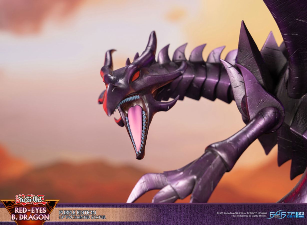 Yu-Gi-Oh! - Red Eyes Black Dragon (Purple Edition) PVC Statue