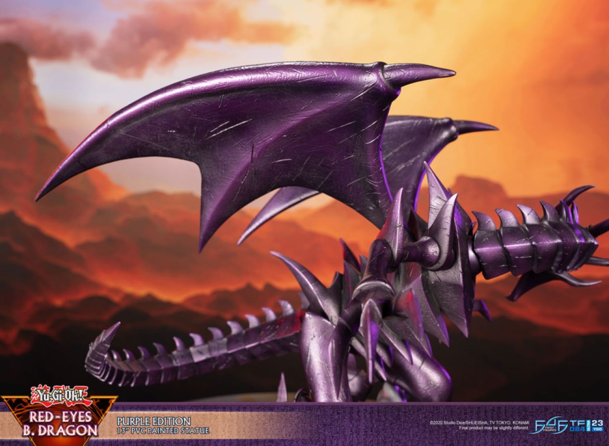 Yu-Gi-Oh! - Red Eyes Black Dragon (Purple Edition) PVC Statue