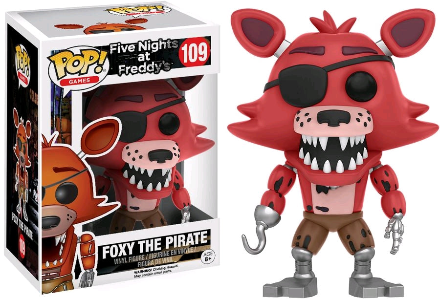 Foxy the Pirate - Five Nights at Freddy's Games Pop! Vinyl #109 - Ozzie Collectables