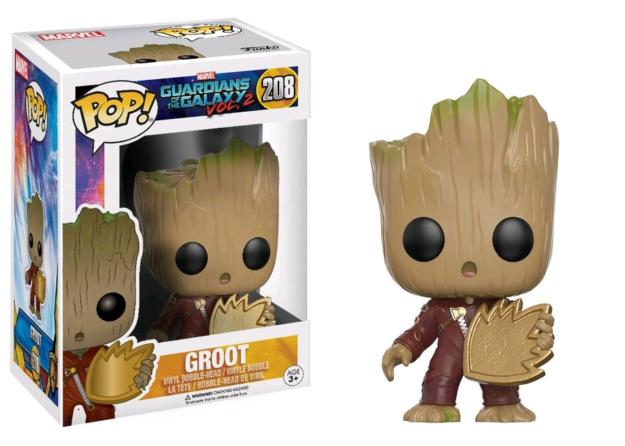 Guardians of the Galaxy: Vol. 2 - Groot Ravager with Patch US Exclusive Pop! Vinyl - Ozzie Collectables