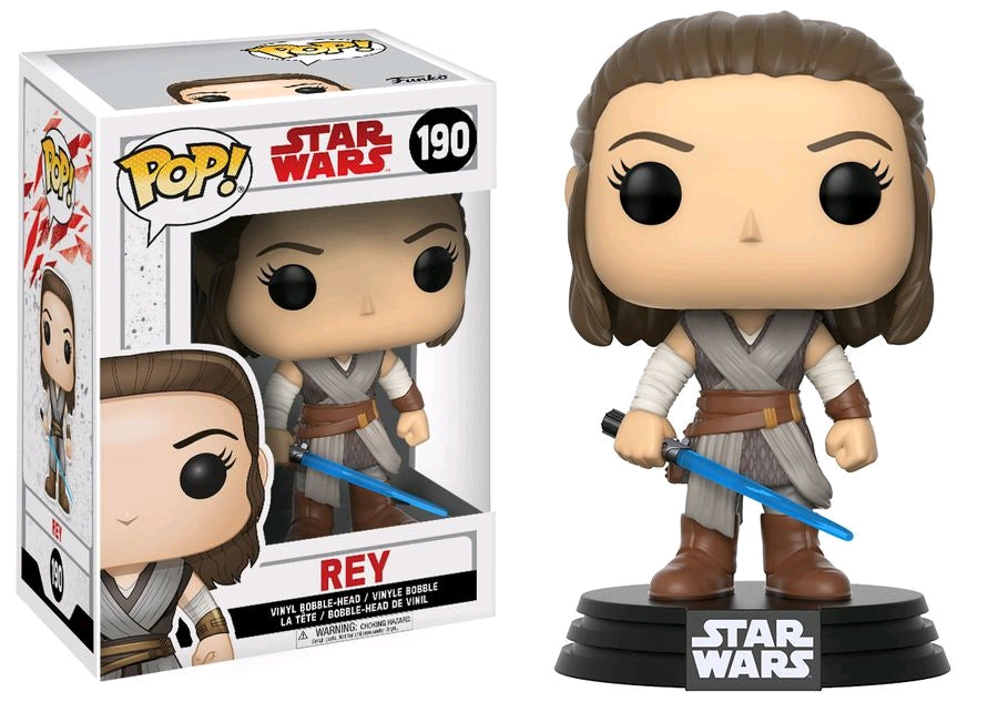 Star Wars - Rey Episode VIII The Last Jedi Pop! Vinyl - Ozzie Collectables