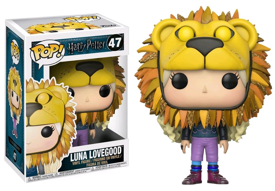 Harry Potter - Luna Lovegood with Lion Head Pop! Vinyl - Ozzie Collectables