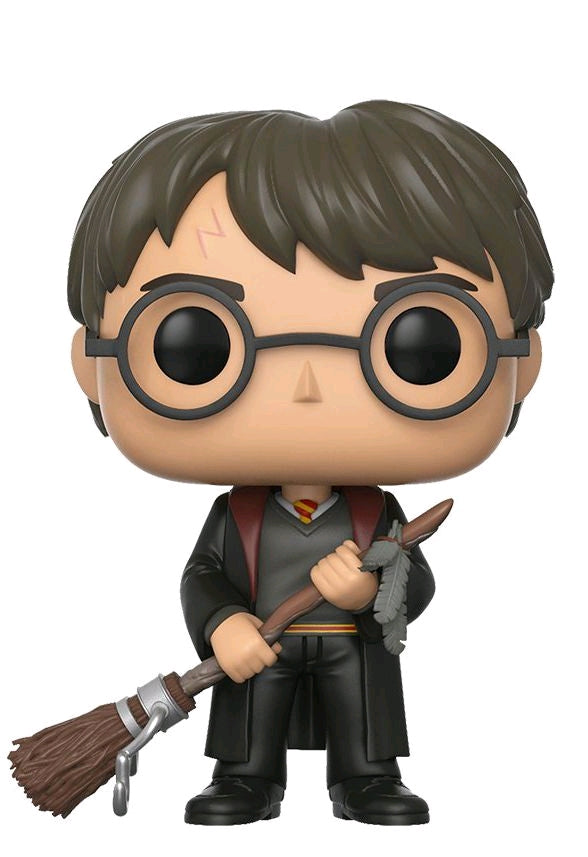 Harry Potter - Harry with Firebolt US Exclusive Pop! - Ozzie Collectables