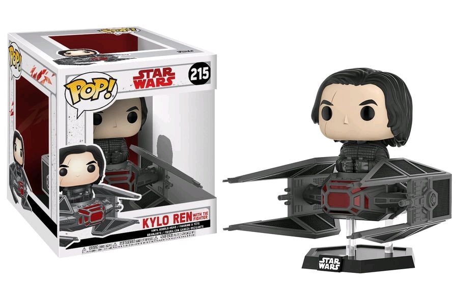 Star Wars - Kylo Ren with TIE Fighter Ep8 Pop! Deluxe - Ozzie Collectables