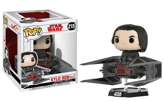 Star Wars - Kylo Ren with TIE Fighter Ep8 Pop! Deluxe - Ozzie Collectables