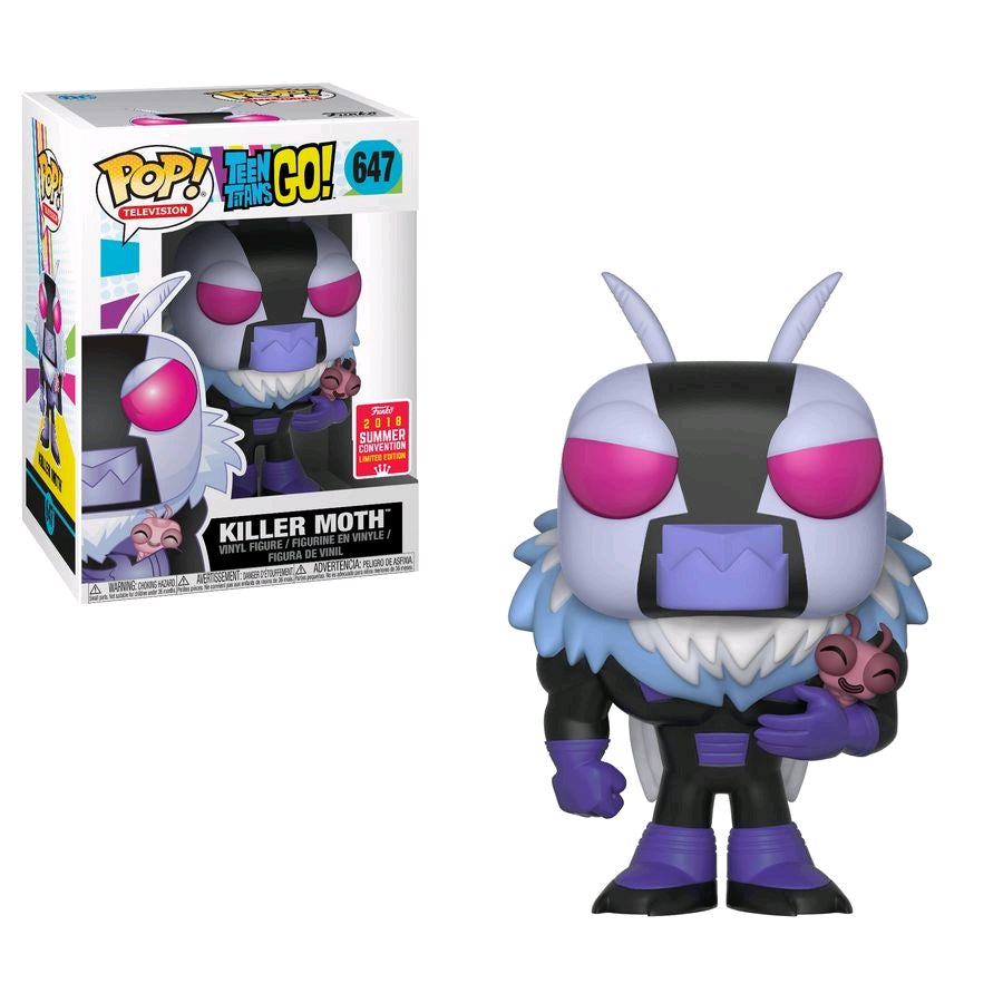 Teen Titans Go! - Killer Moth SDCC 2018 US Exclusive Pop! Vinyl - Ozzie Collectables