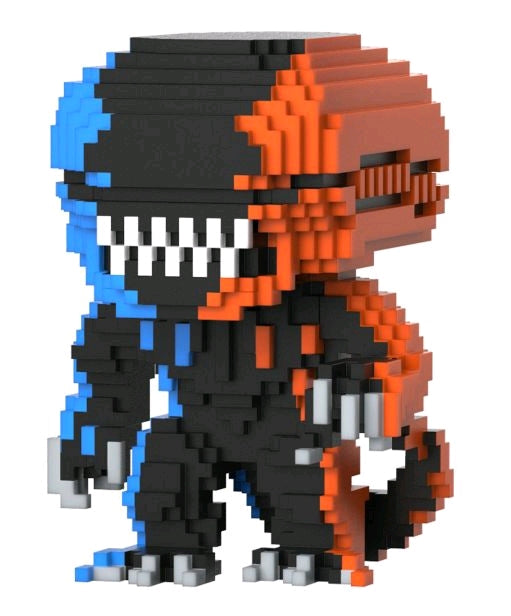 Alien - Xenomorph Orange & Blue 8-Bit US Exclusive Pop! Vinyl - Ozzie Collectables