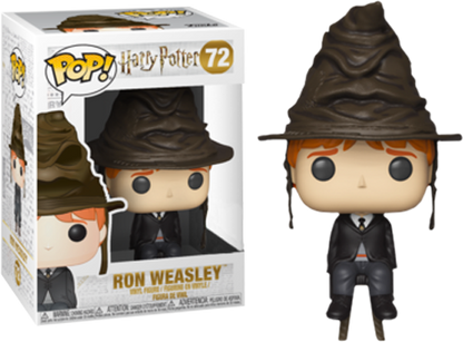 Harry Potter - Ron Wealey with Sorting Hat US Exclusive Pop! Vinyl #72 - Ozzie Collectables