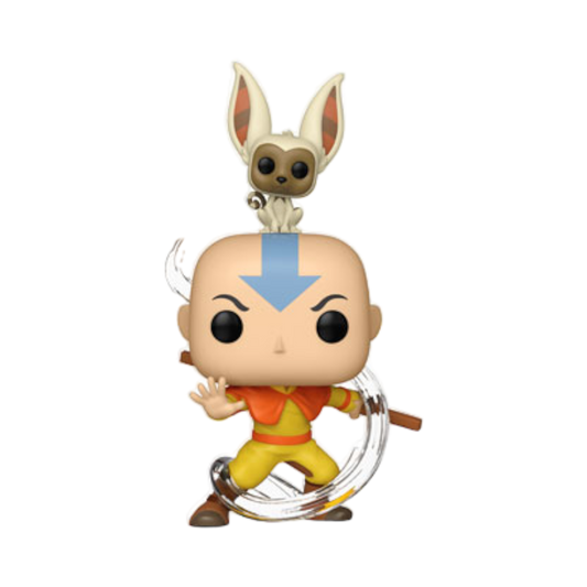 Avatar The Last Airbender - Aang with Momo Pop! Vinyl