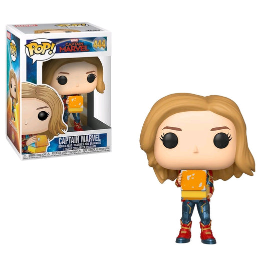 Captain Marvel - Captain Marvel with Tesseract Pop! Vinyl - Ozzie Collectables