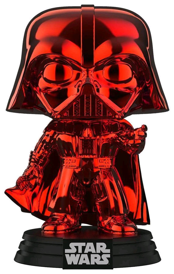 Star Wars - Darth Vader Red Chrome US Exclusive Pop! Vinyl - Ozzie Collectables